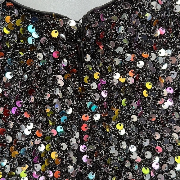 Forever 21 Black Sequin Romper Size S - Picture 9 of 11